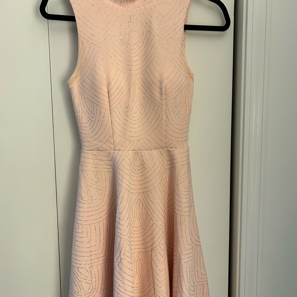 Light pink shimmering girls dress